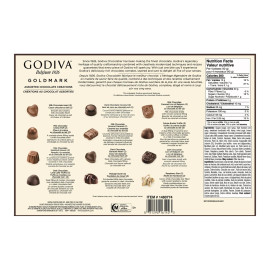 「迎圣诞」Godiva 歌帝梵 多种口味巧克力礼盒装 272g（高温熔化不赔）