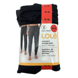 Lolë Women’s Lounge Pant, 2-pack