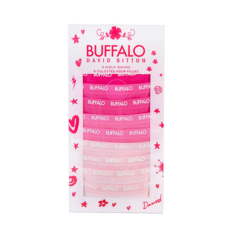 Buffalo 儿童 女童纯棉内裤 XS-XL码 9条