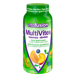Vitafusion 成人维生素软糖 250粒(高温熔化不赔)