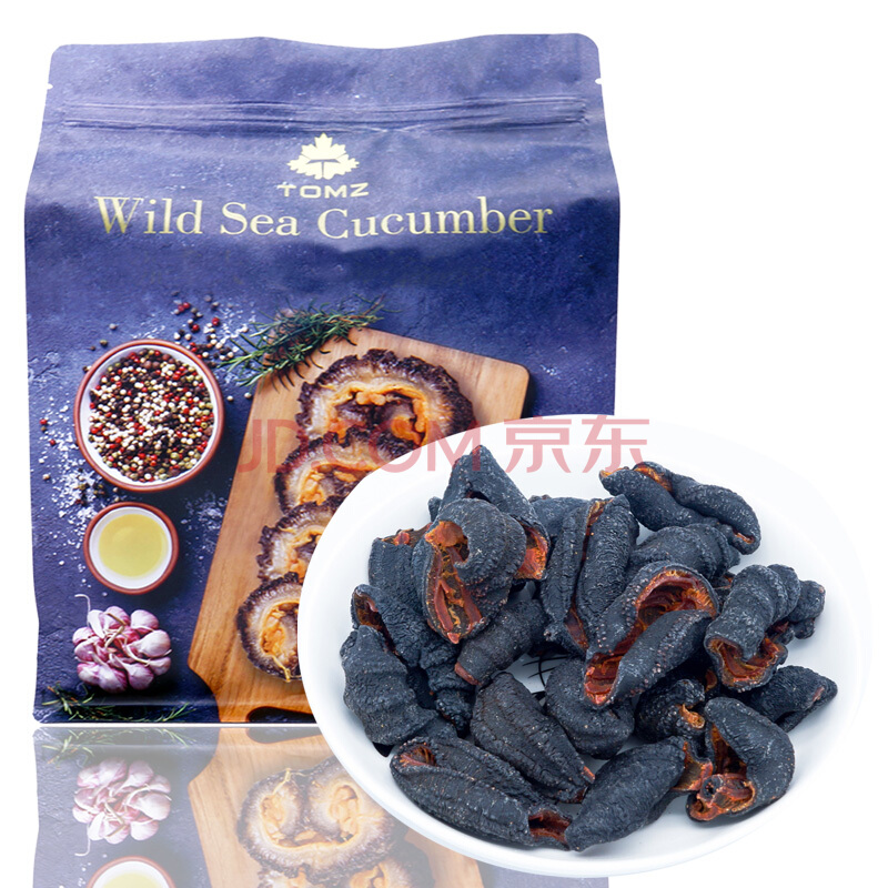 【 国现代发 - 包邮 】TOMZ淡干特级野生北极开肚海参 454g 30-40只袋装