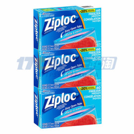 Ziploc 保鲜袋中号 60*3