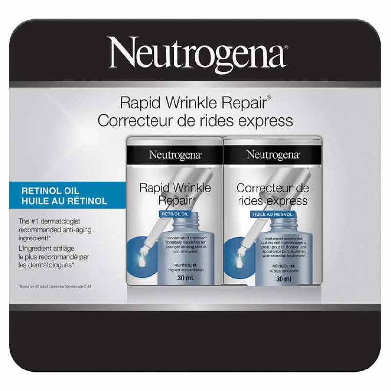 NEUTROGENA 露得清 维生素A醇面部精华油 30ML*2瓶 NEUTROGENA 露得清 维生素A醇面部精华油 30ML*2瓶