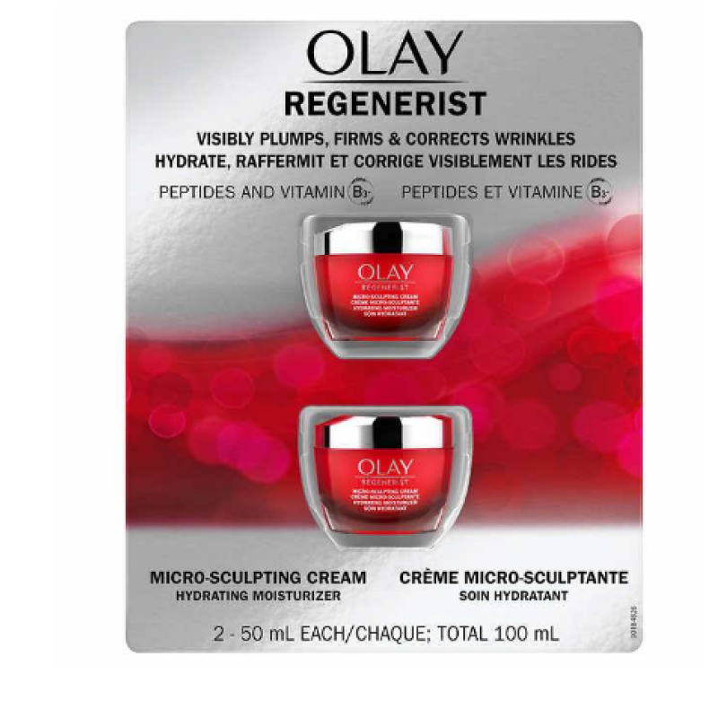 Olay 玉兰油新生塑颜金纯面霜 大红瓶 2 × 50 mL（新包装）