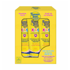 香蕉船儿童防晒乳液 SPF60, 3 x 240 mL