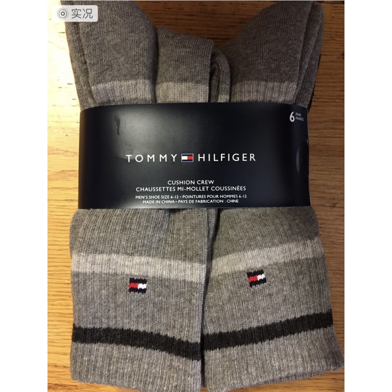 Tommy Hilfiger 加厚长袜 男袜 棉袜 6双装 Tommy Hilfiger 加厚长袜 男袜 棉袜 6双装