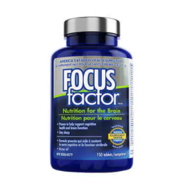 Focus Factor 成人大脑营养补充剂 营养片 记忆补充剂 150粒