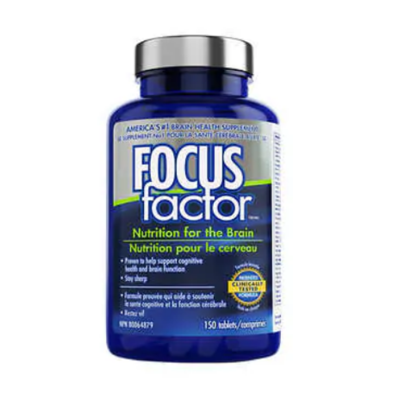 Focus Factor 成人大脑营养补充剂 营养片 记忆补充剂 150粒
