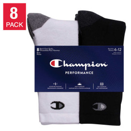 Champion Men's Sock, 8-pack