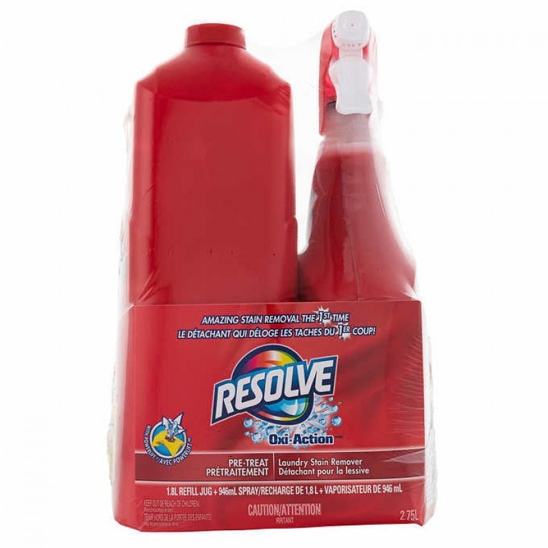Resolve Oxi-Action Stain Remover and Refill 1.8L+946ml Resolve Oxi-Action Stain Remover and Refill 1.8L+946ml