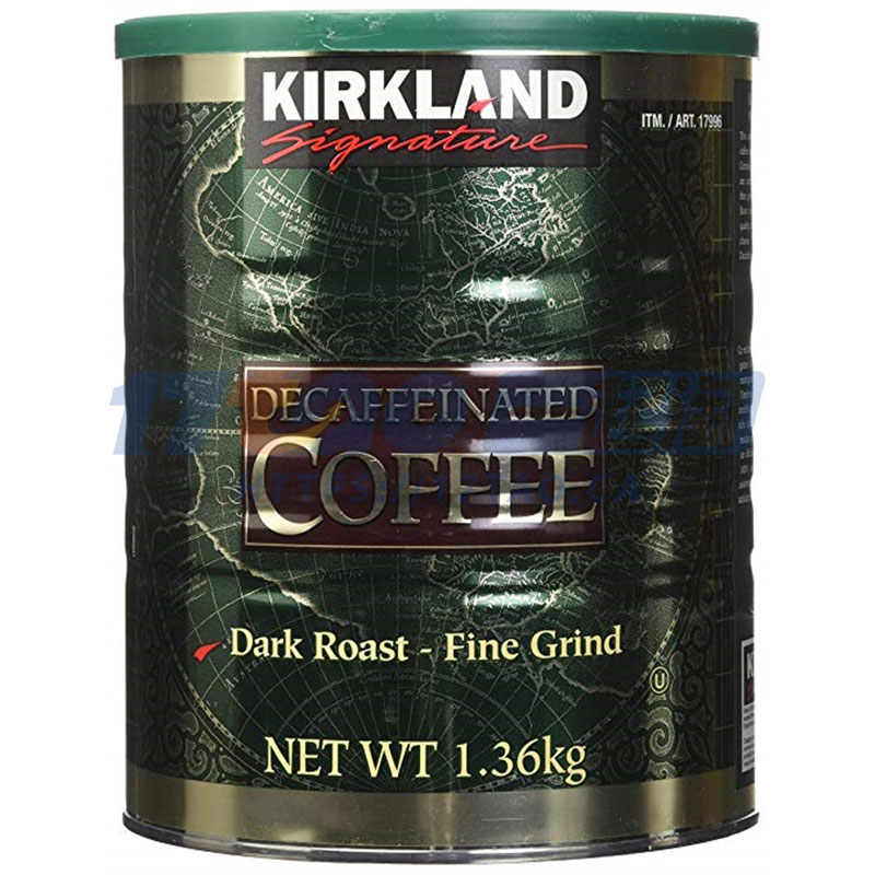Kirkland Signature 100% Colombian Dark Roast Decaffeinated Ground Coffee - 1.36kg Kirkland Signature 100% Colombian Dark Roast Decaffeinated Ground Coffee - 1.36kg