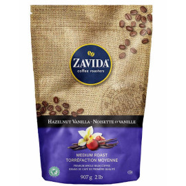Zavida's 香草榛子口味咖啡豆 907g