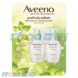 Aveeno 艾维诺采亮系列滋润湿保防晒日霜 120ml 2瓶