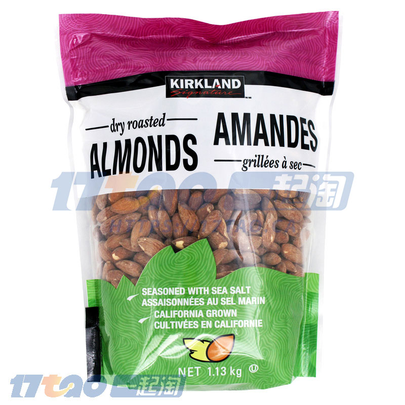 Kirkland Signature, Dry Roasted Almonds, 1.13 kg (2.4 lb) Kirkland Signature, Dry Roasted Almonds, 1.13 kg (2.4 lb)