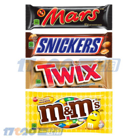 Mars, Chocolate Assortment, Pack of 18（高温熔化不赔）