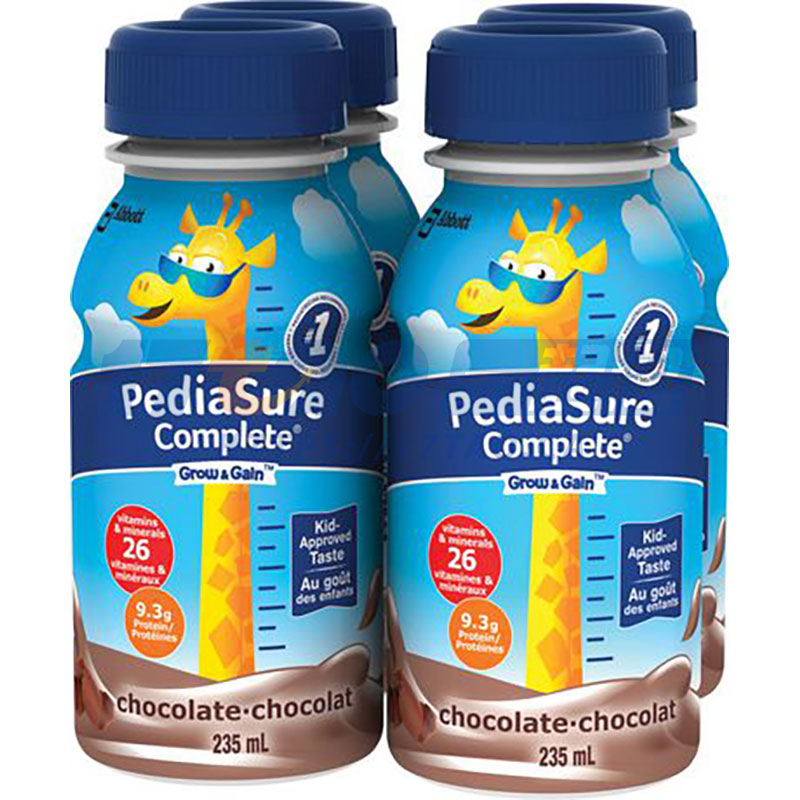 雅培小安素 PediaSure 即喝型液体奶 巧克力味 4x235ml 雅培小安素 PediaSure 即喝型液体奶 巧克力味 4x235ml