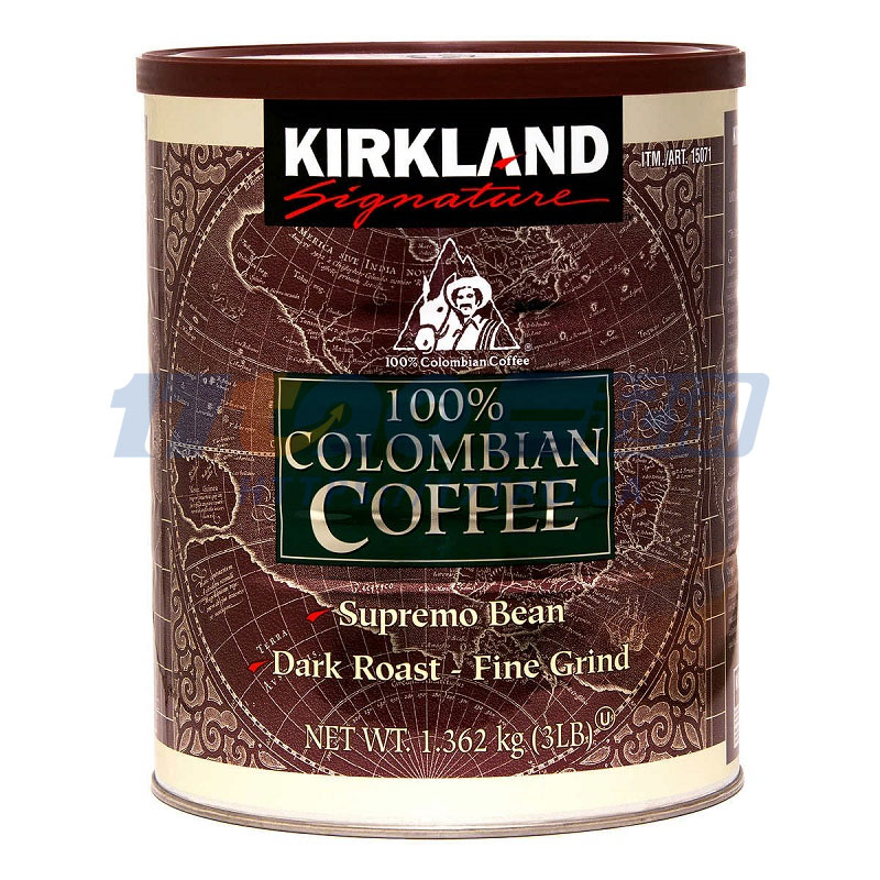 Kirkland Signature Dark Colombian Ground Coffee, 1.36 kg Kirkland Signature Dark Colombian Ground Coffee, 1.36 kg