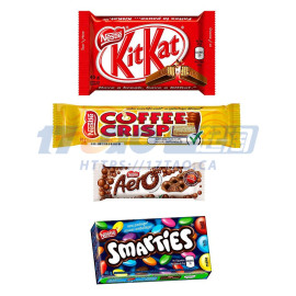 Nestlé, 多种口味巧克力棒 18条装 831g