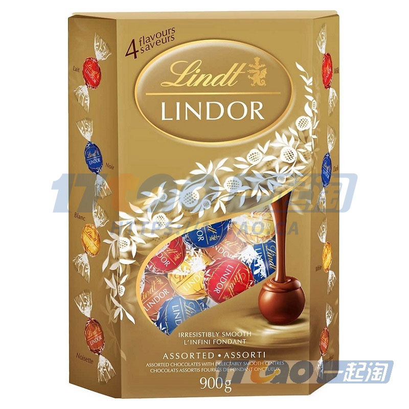 Lindt 瑞士莲软心巧克力 4种口味 900 g(高温熔化不赔) Lindt 瑞士莲软心巧克力 4种口味 900 g(高温熔化不赔)